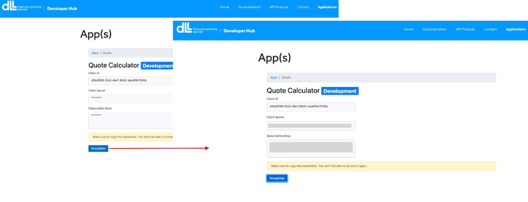 Application Details Screenshot